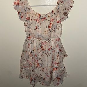 Off the Shoulder Floral Dress